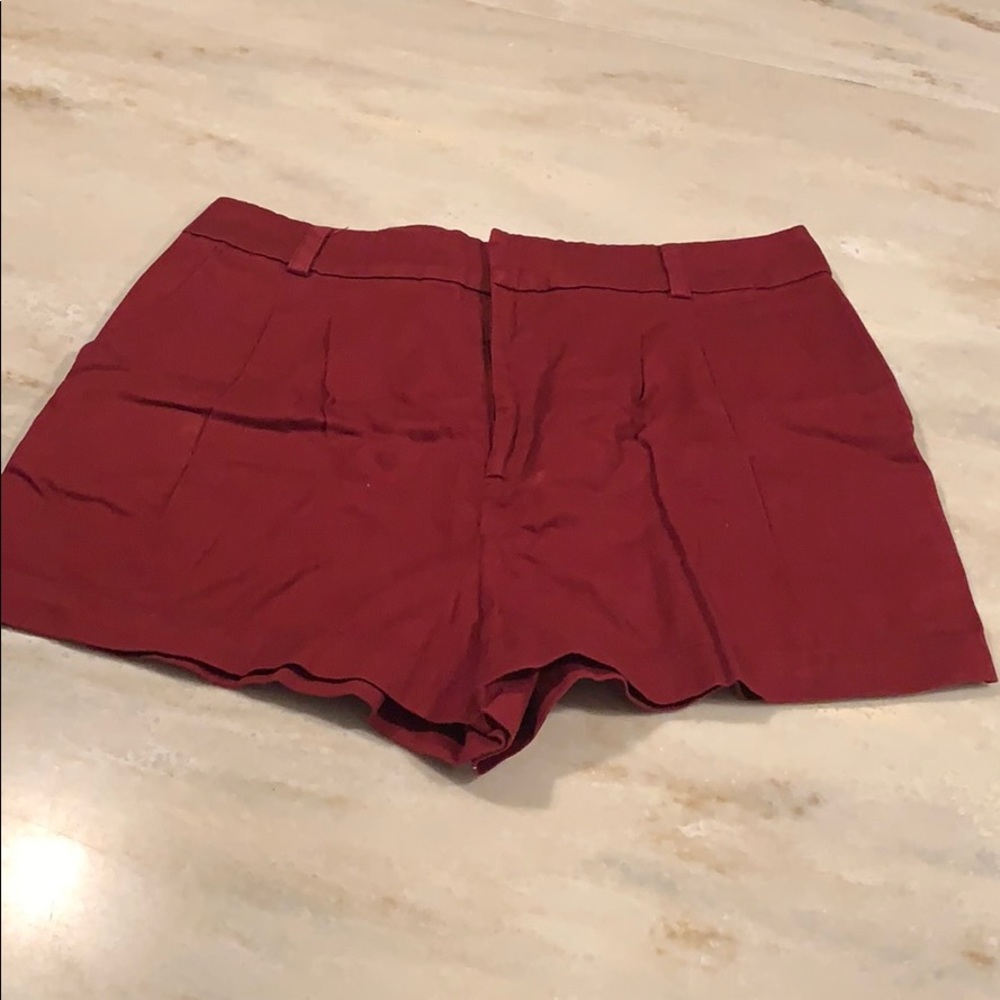 Red shorts